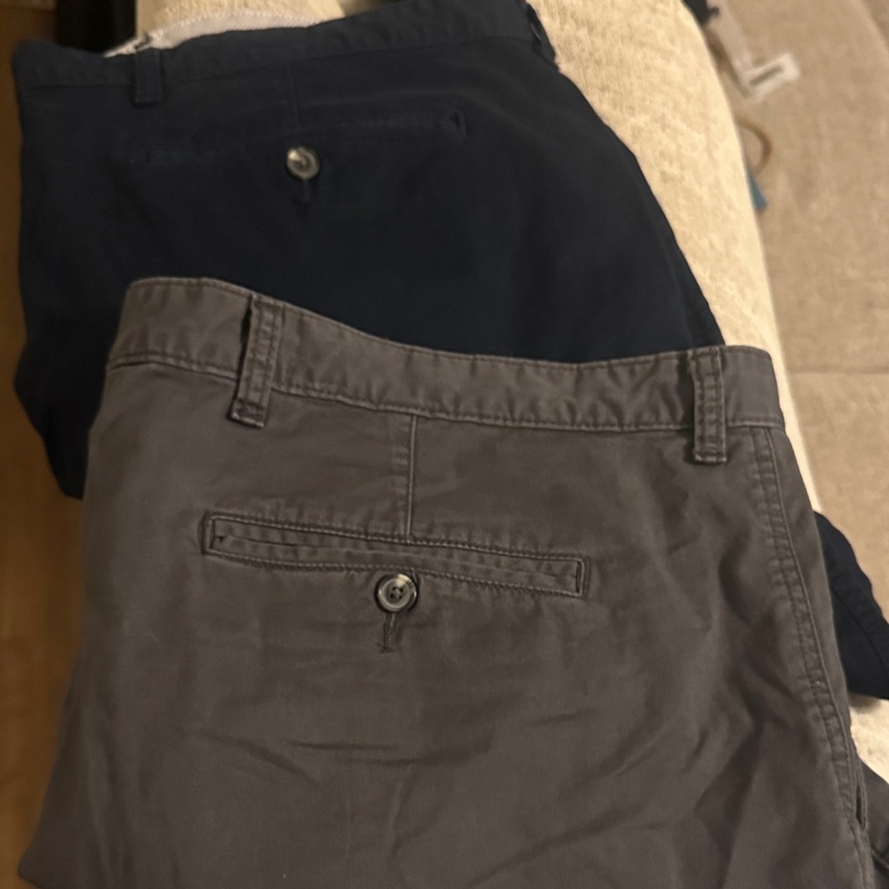 Men's Classic Gray and Navy Pants